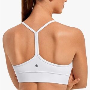 CRZ YOGA Butterluxe Womens Y-Back Racerback Sports Bra